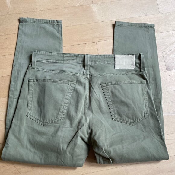 AG jeans mens olive green "telis" modern slim fitted sz 34 - Picture 4 of 6